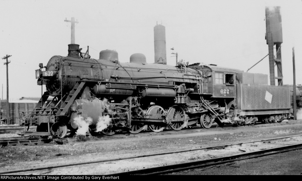 MILW 2-8-2 #622 - Milwaukee Road